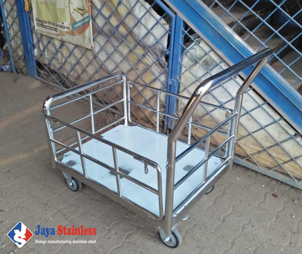 Trolley angkut galon air stainless JS-TGA02