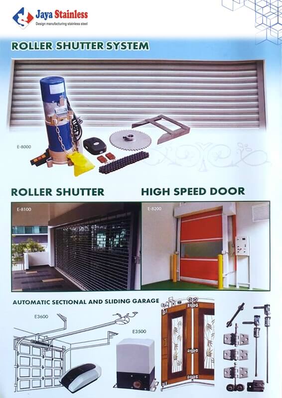Roller Shutter System - Automatic Section and Sliding Garage