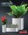 Vas bunga dan pot tanaman stainless (lux square planter)